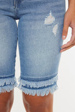 High Rise Double Fringe Bermudas