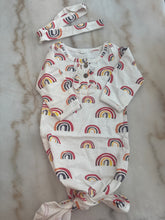 Rainbow Baby Gown Set