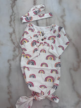 Rainbow Baby Gown Set