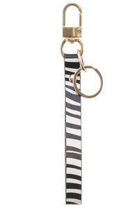 Zebra Key Strap