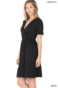 Buttery Soft Surplice Dress (2 Colors)