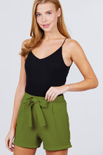 Elastic Shorts - Kiwi Green