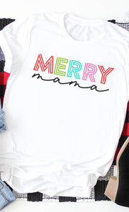 Merry Mama Graphic Tee - Small