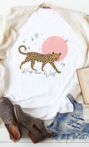 Keep Her Wild Distressed Graphic Tee