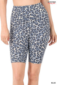 Leopard Highwaisted Biking Shorts (3 Colors)