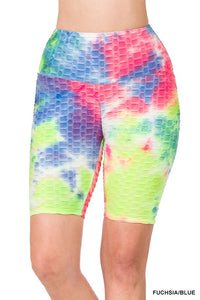 Honeycomb Biker Shorts - Multicolor