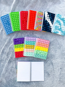 Pop Its Notebook (10 colors)
