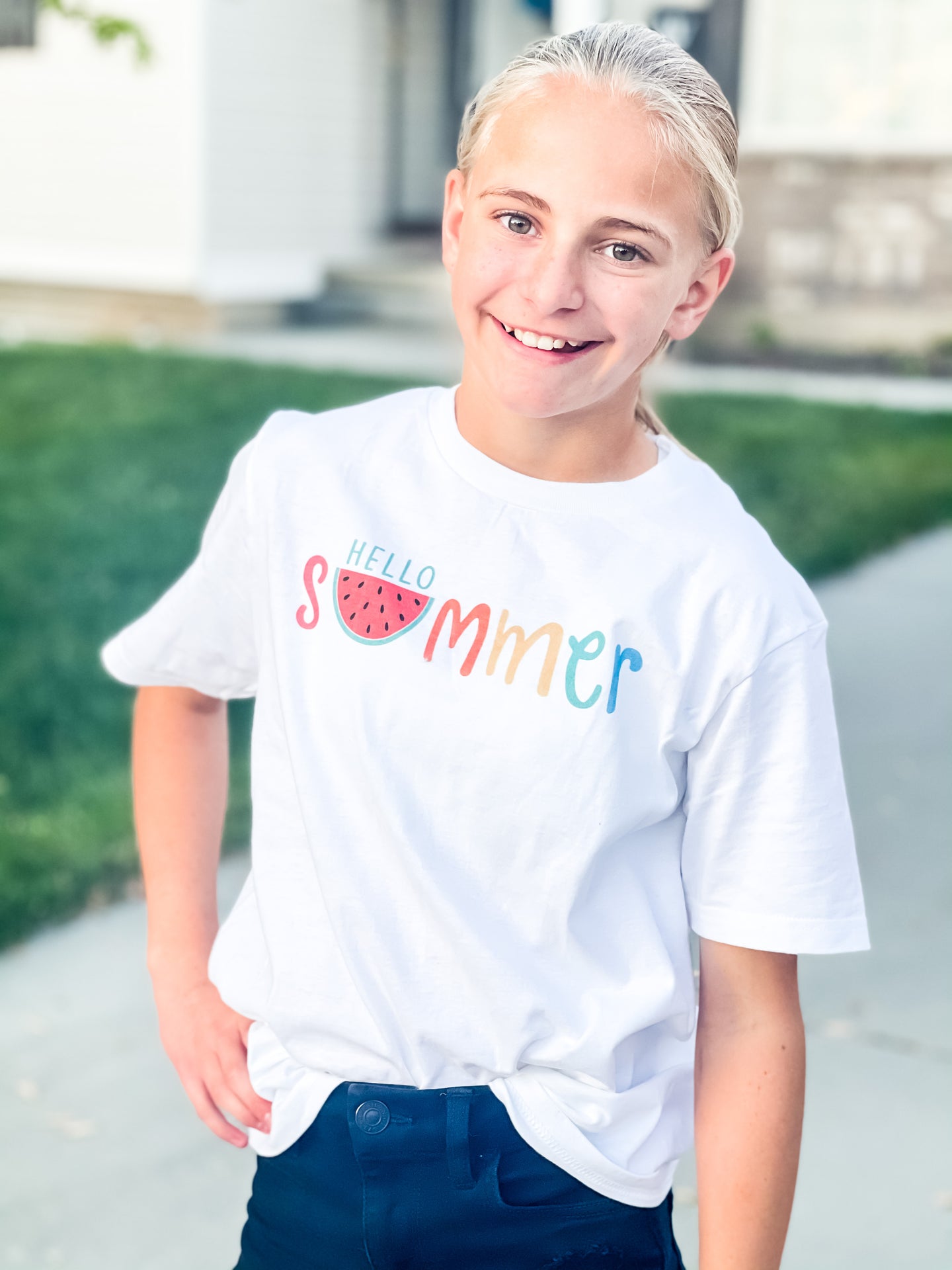 Kids Hello Summer Graphic Tee