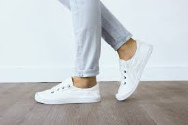 White Canvas Sneaker