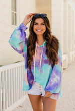 Tie Dye Oversized Pullover - SMALL