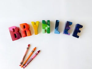 Customized Name Crayons